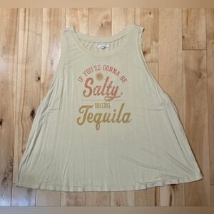 NEW Maurices 'If You're Gonna Be Salty, Bring Tequila' Tank Top (XXL)